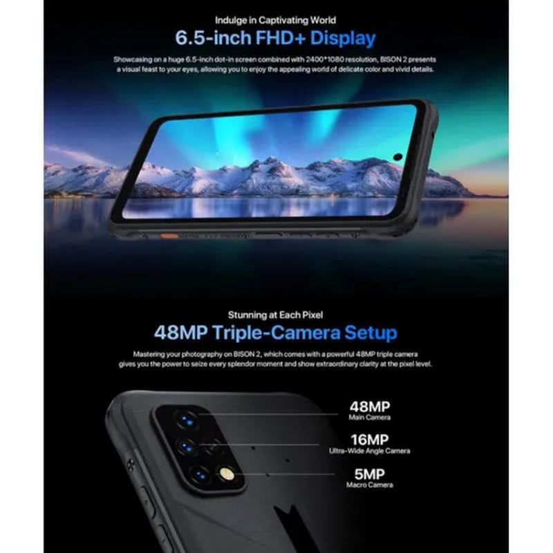 UMIDIGI BISON GT2 PRO 5G Global High Screen Smart Outdoor Three Proof Mobile Phone