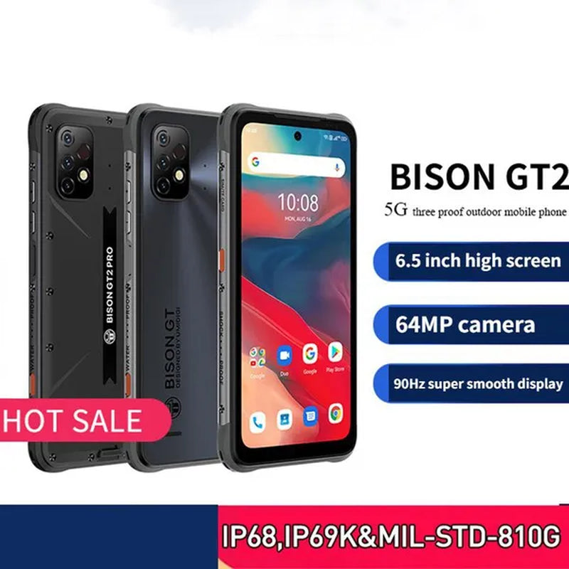 UMIDIGI BISON GT2 PRO 5G Global High Screen Smart Outdoor Three Proof Mobile Phone